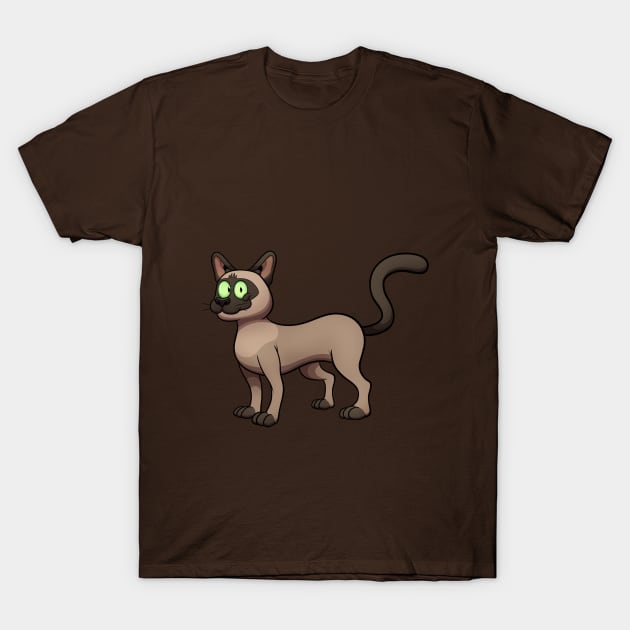 Burmese Cat T-Shirt by TheMaskedTooner